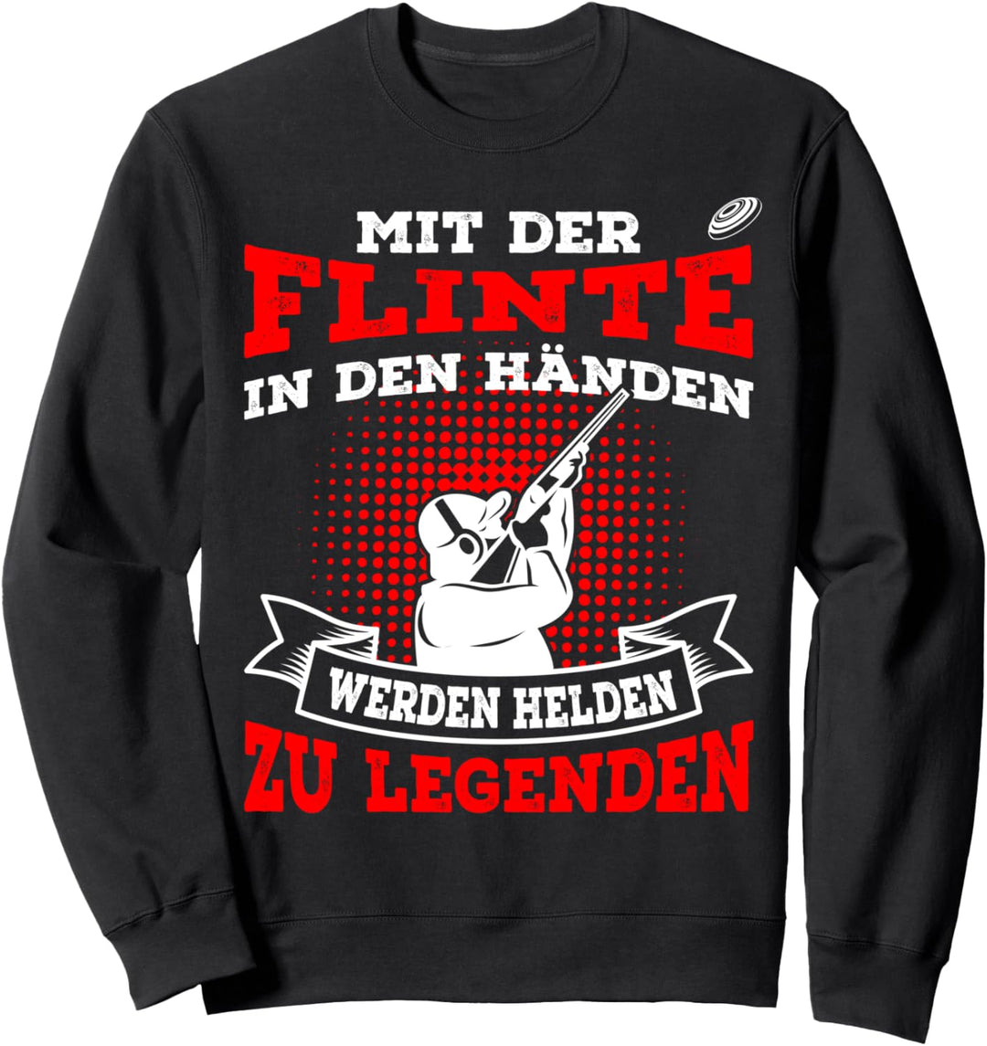 Tontaubenschiessen Tontauben Sportschützen Geschenk Sweatshirt