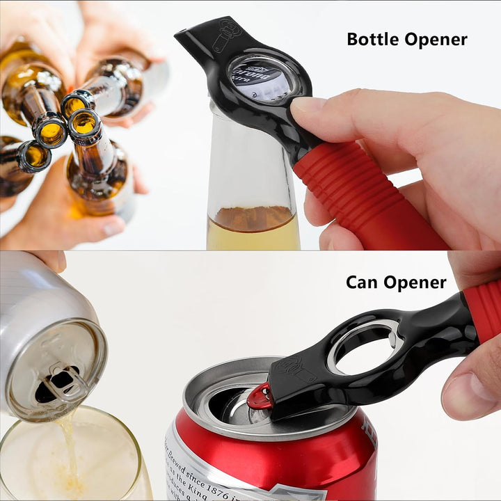 Magnetischer Bierflaschenöffner &amp; Limonadendosenöffner, 2-in-1-Flaschenöffner und Dosenöffner für Ba