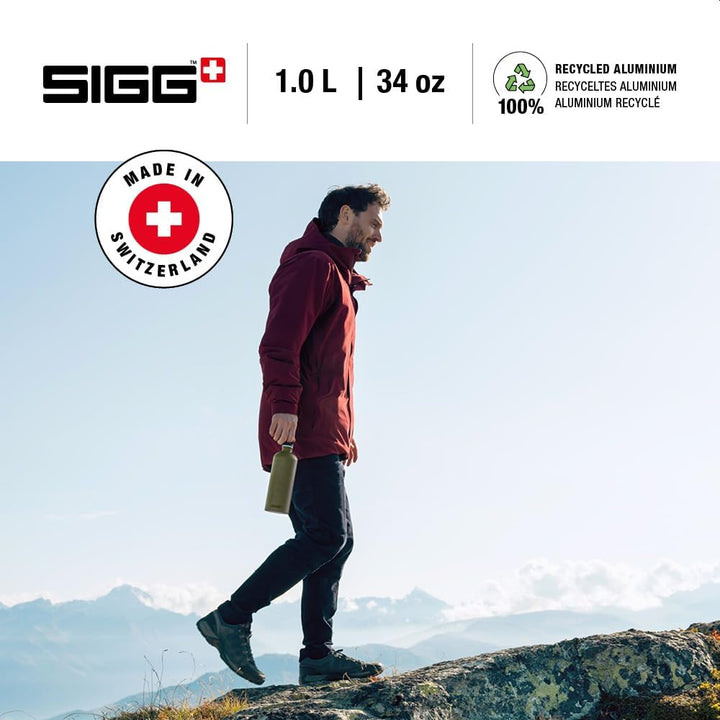 Sigg - Alu Trinkflasche - Traveller - Made in Switzerland - Climatpartner Zertifiziert - Kohlensäure