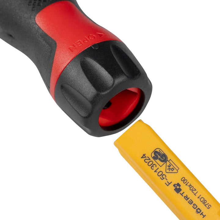 Set isolierter 1000 V-Schraubendreher mit austauschbarem Griff mit Spannungsprüferzur Erkennung von 