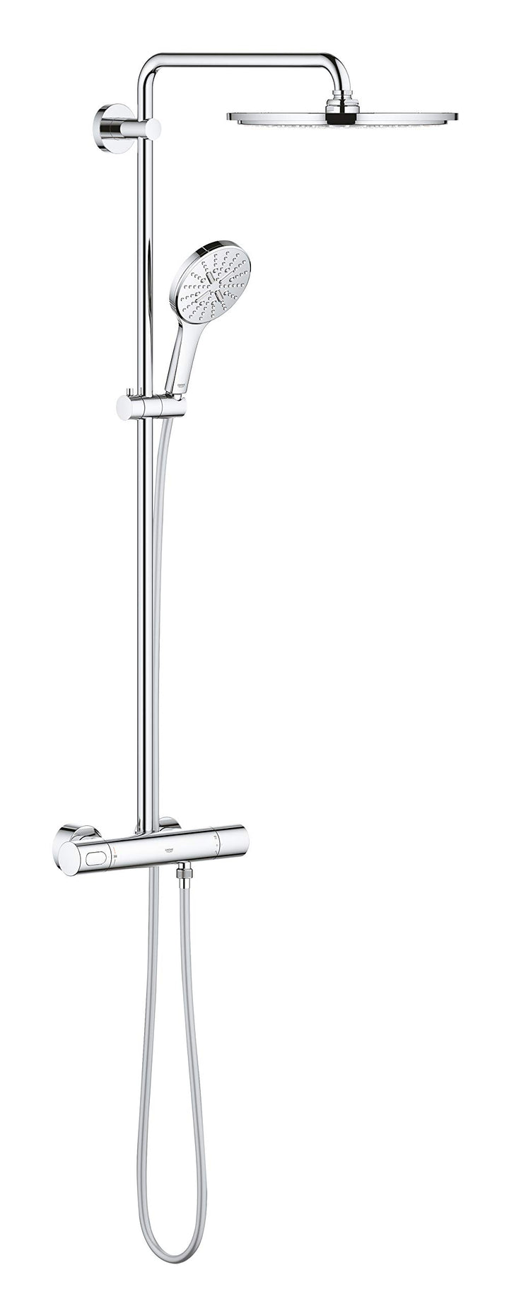 GROHE Rainshower Smartactive 310 -Duschsystem mit Thermostat für die Wandmontage (Sicherheitsperre b