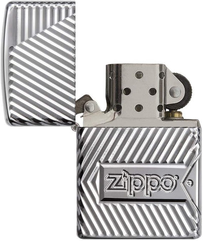 Zippo Bolts Design - 29672 - Choice Collection 2018-60004306 - Suggested Retail: Euro 139,95 Silber