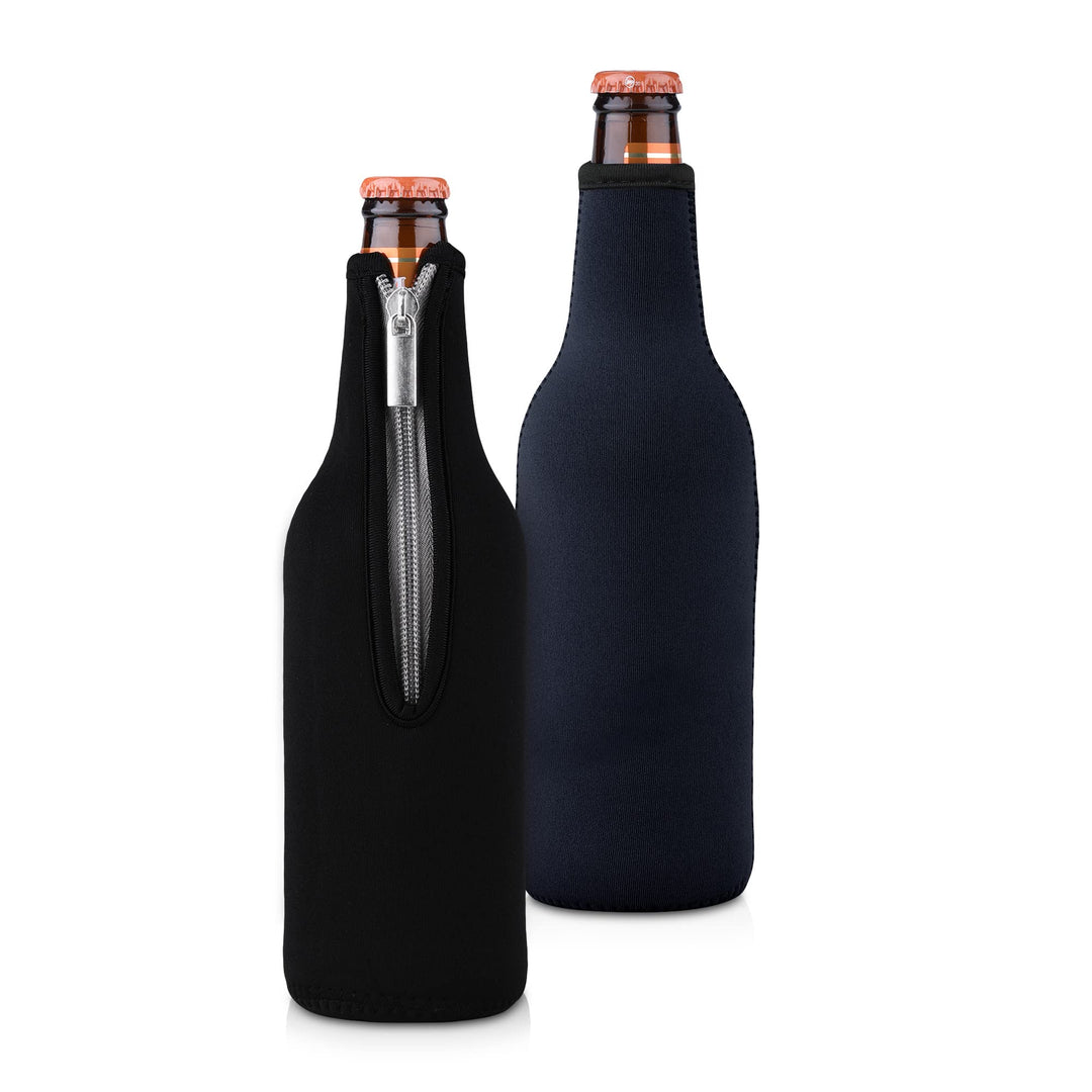kwmobile 2x 330-500ml Flasche Flaschenkühler - für Bier und andere Getränke - aus isoliertem Neopren
