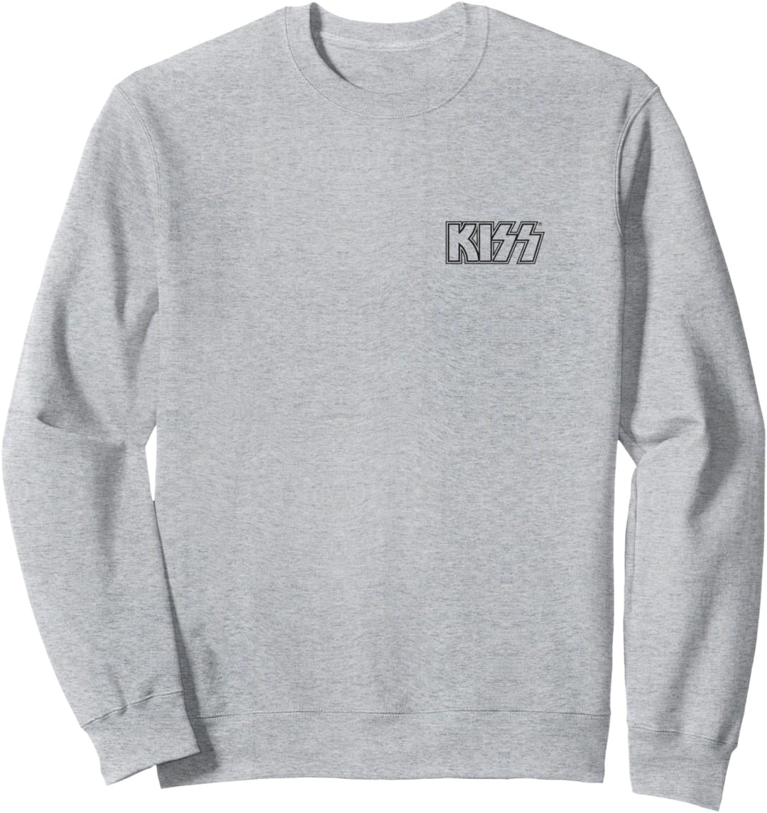 KISS - Outline Logo-Tasche Sweatshirt