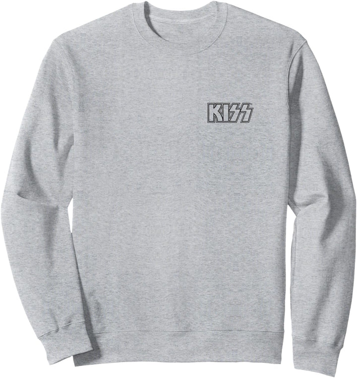 KISS - Outline Logo-Tasche Sweatshirt