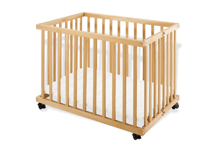 Pinolino 162354 Laufgitter - Levin - faltbar natur 1 Stück (1er Pack), natur 1 Stück (1er Pack)