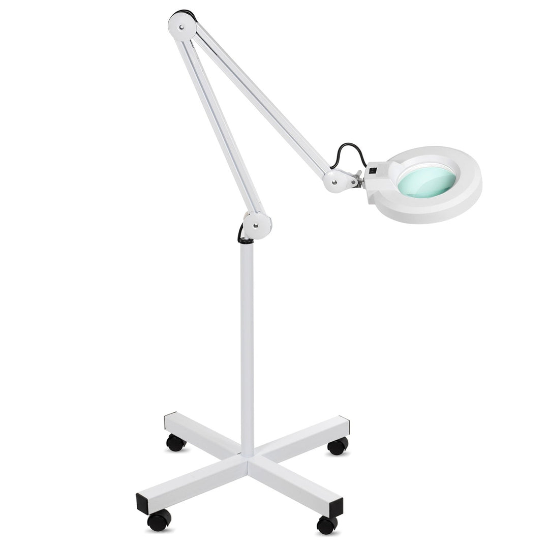 Beltom Lupenleuchte stativ Linse 5 Dioptrien Kaltlicht + LUPENLAMPE Standlupe