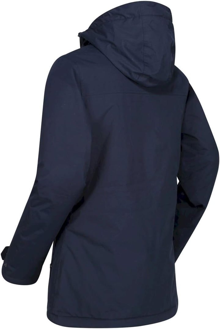Regatta Damen Bergonia Ii Waterproof Taped Seams Insulated Hooded Jacket Jacke (1er Pack) XXS Navy,