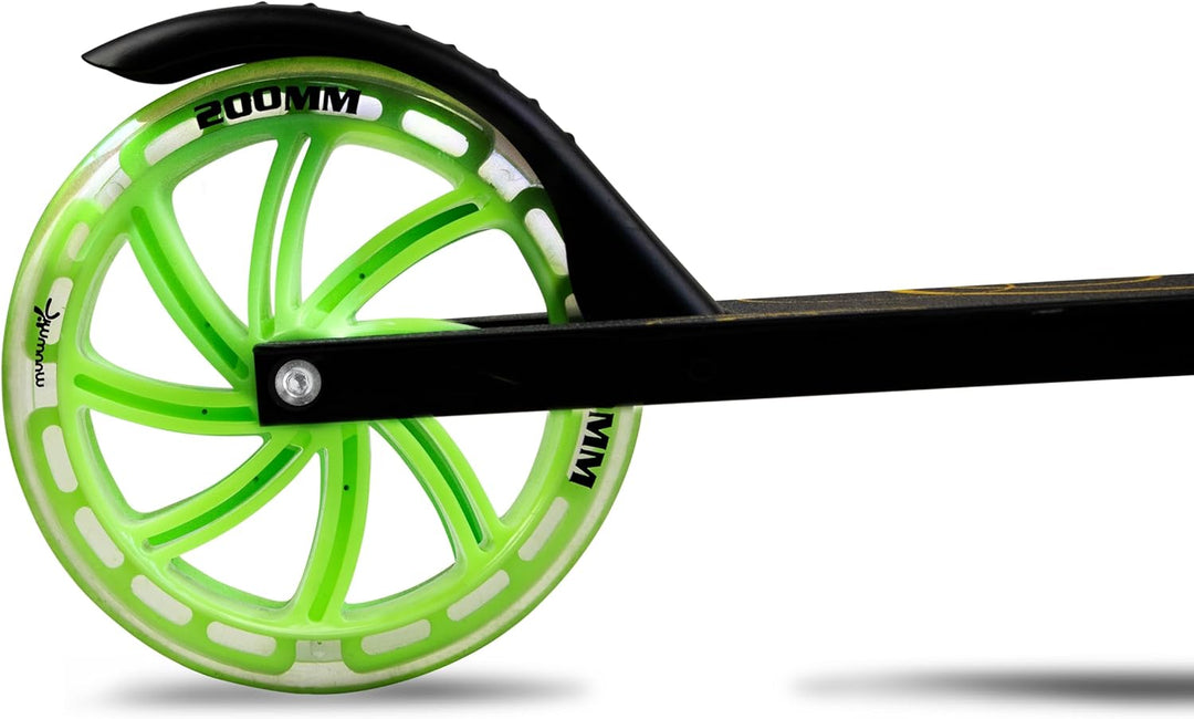 Muuwmi Lights Aluminium Scooter - Höhenverstellbarer Lenker - Geeignet für Kinder - GS-Zertifiziert
