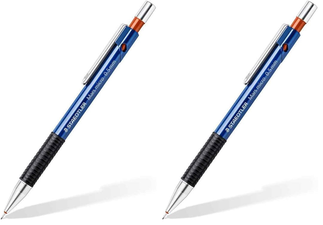 Staedtler 7755BK25DA Mars micro Druckbleistift 775 05 und Feinminen HB, 0. 5 mm, 1 Stück (Packung mi