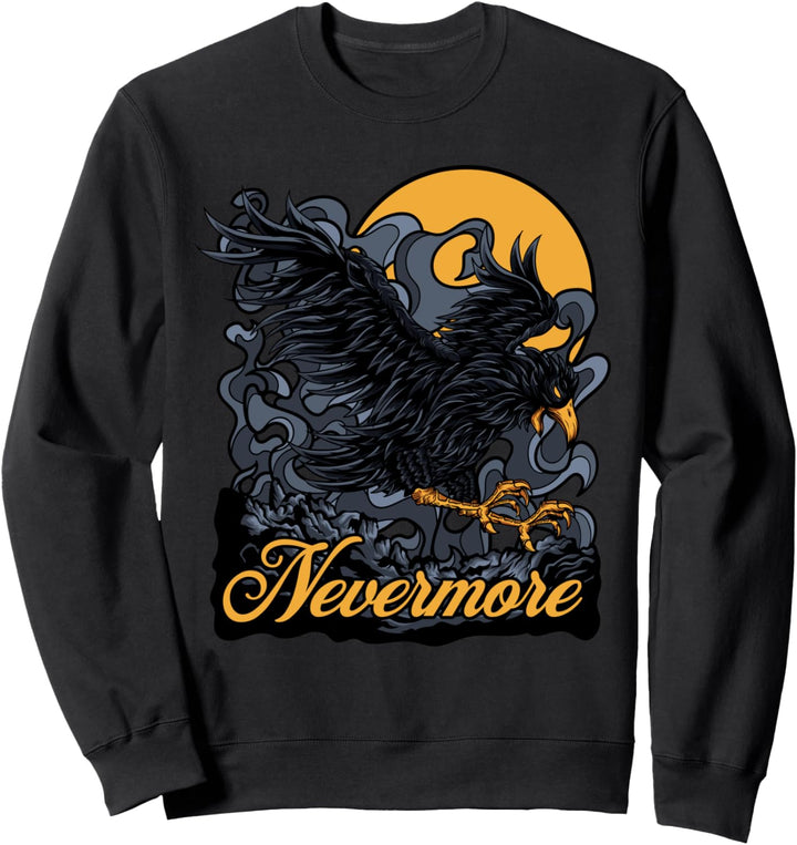Edgar Allan Poe Der Rabe Nevermore Sweatshirt