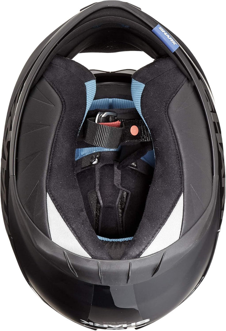 SHARK Herren Nc Motorrad Helm Schwarz/Rot, Schwarz/Rot