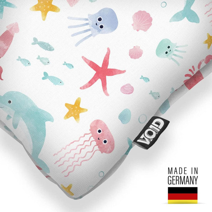 VOID Meeresbewohner Kinder Kissenbezug Kissenhülle Sofakissen Kissen Deko Outdoor-Kissen Dekokissen,