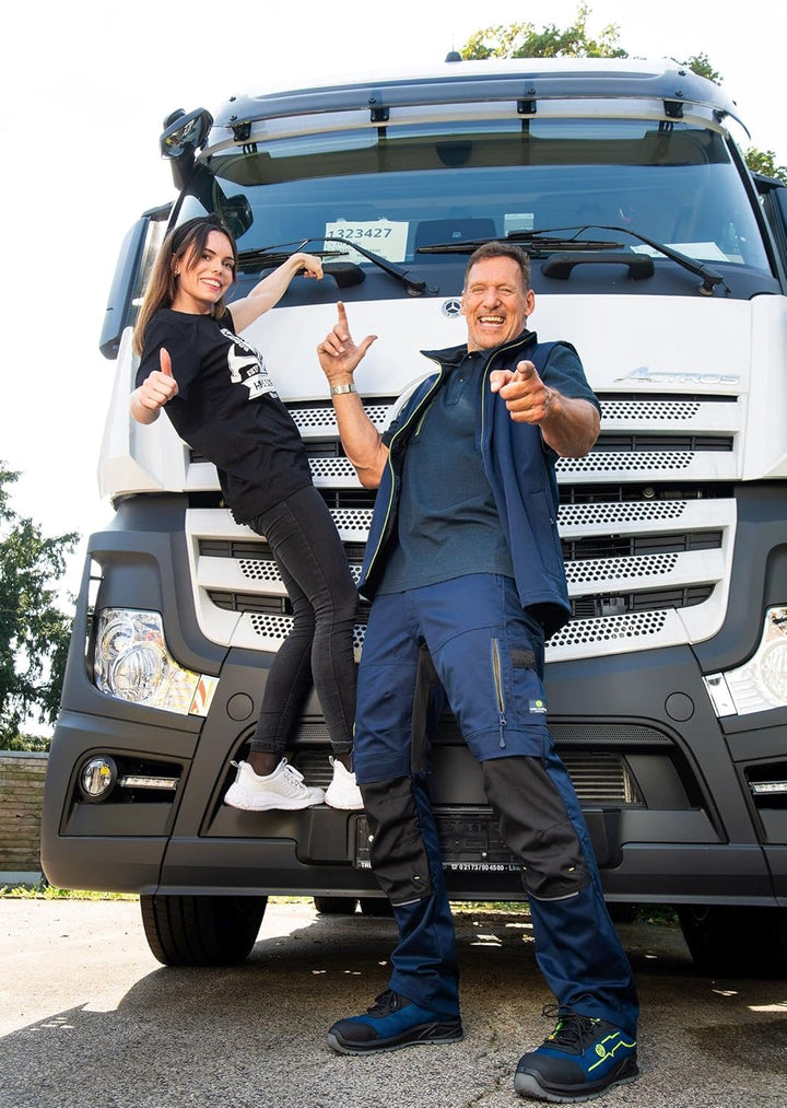 Hans Schäfer Workwear HSW Smart – Lange Arbeitshose für Damen – Modische Cargo-Bundhose mit Knietasc