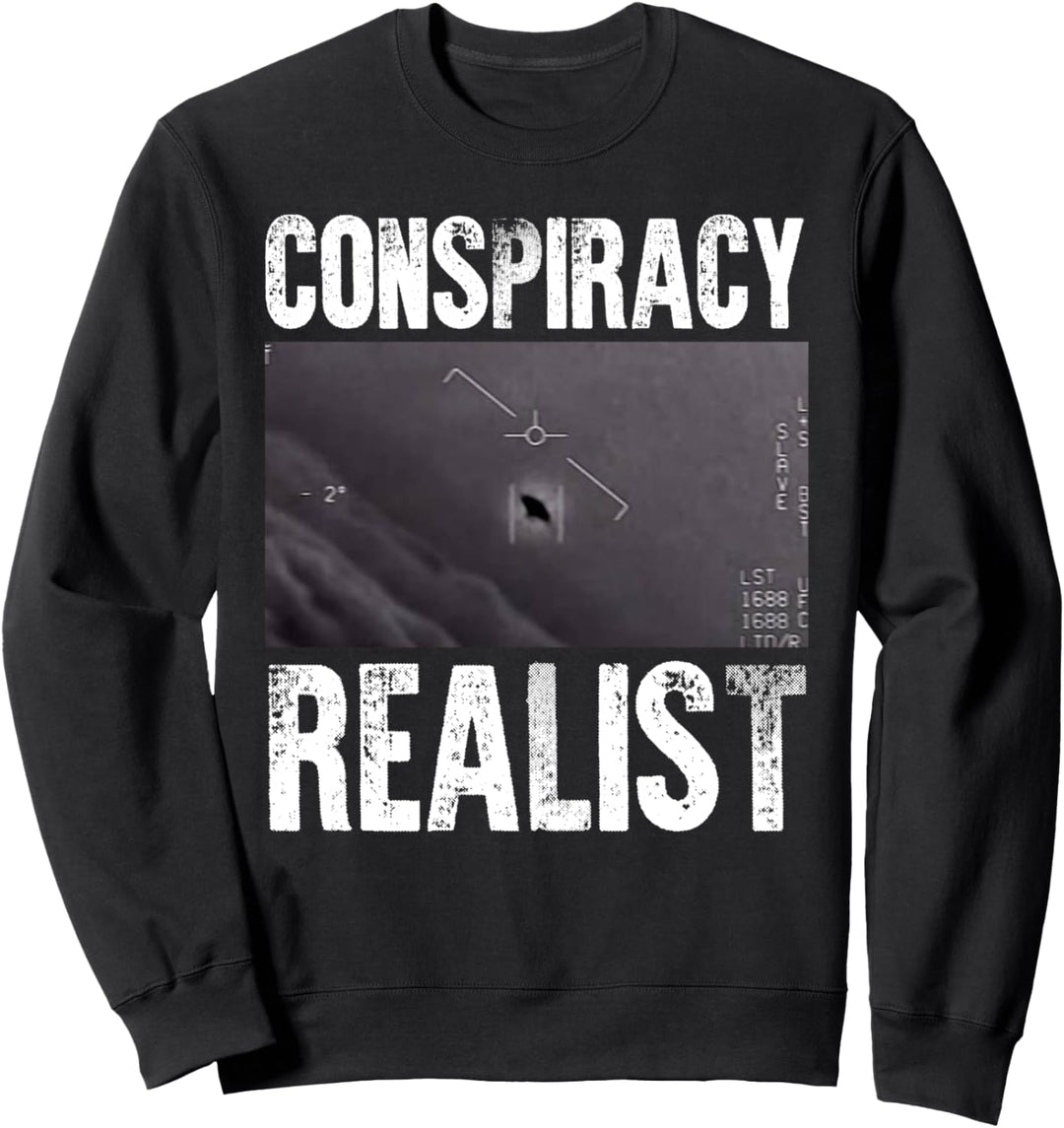 Verschwörung Realist Shirt UFO USA Regierung Geschenk Sweatshirt