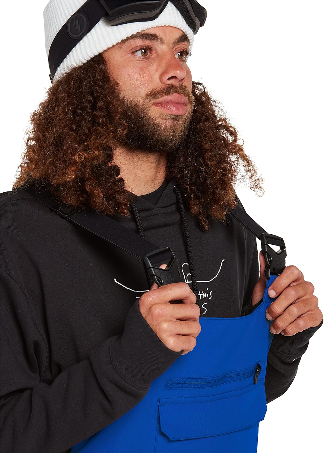 Volcom Herren Roan Bib Overall Bergsteigeranzug L Bright Blue, L Bright Blue