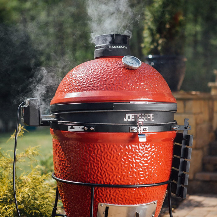 KamadoJoe JoeTisserie Rotisserie Grillzubehör für Classic Joe, Schwartz Single, Single