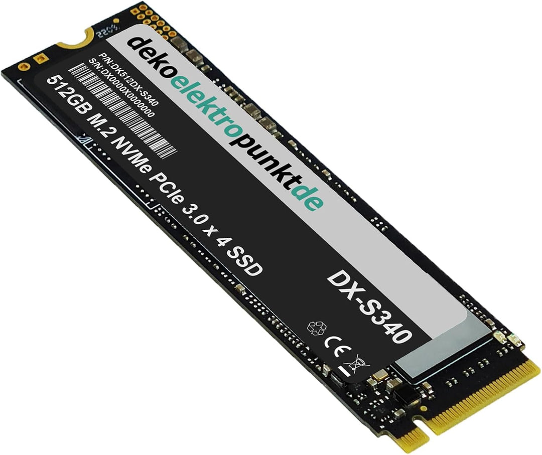 512GB M.2 NVMe Gen3 SSD Festplatte passend für GIGABYTE Z790 Gaming X AX Mainboard, Alternatives Ers