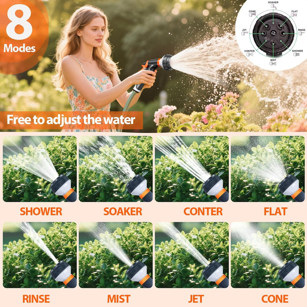 moinkerin Garten Handbrause Gartenschlauch Aufsatz Gartenbrause für Bewässerung Pflanzen oder Rasen,