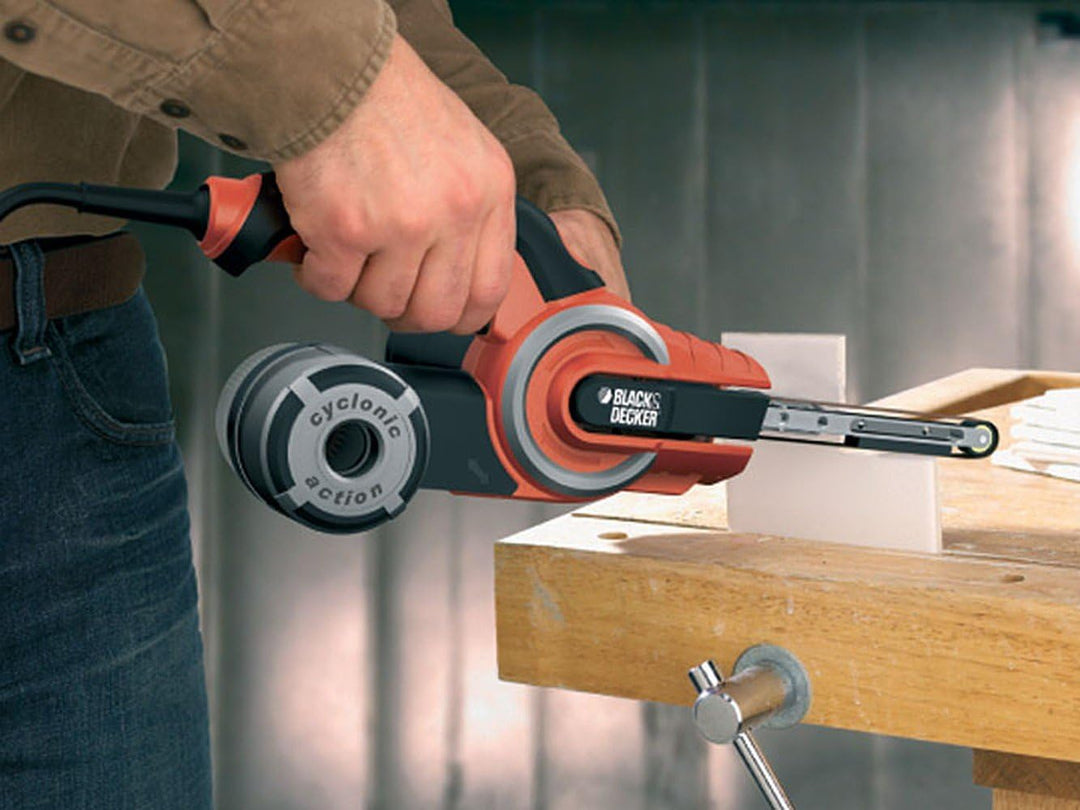 Black + Decker KA902EK Elektrofeile, Absaugvorrichtung, 400 W,