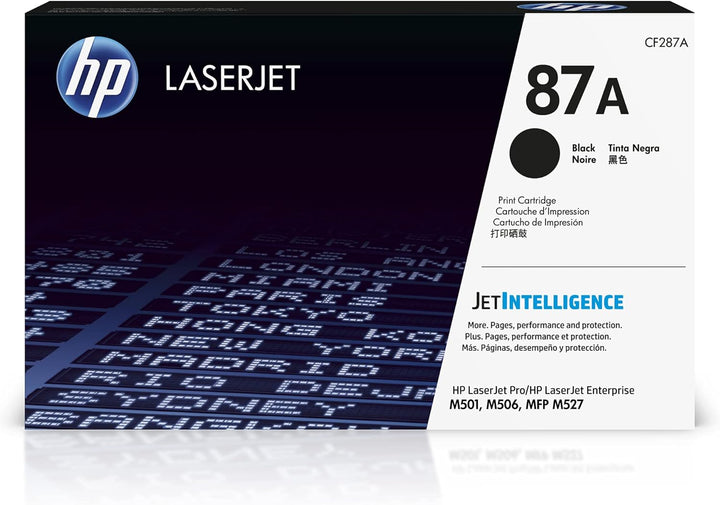 HP 87A (CF287A) Schwarz Original Toner für HP Laserjet Enterprise M506, HP Laserjet Enterprise M527