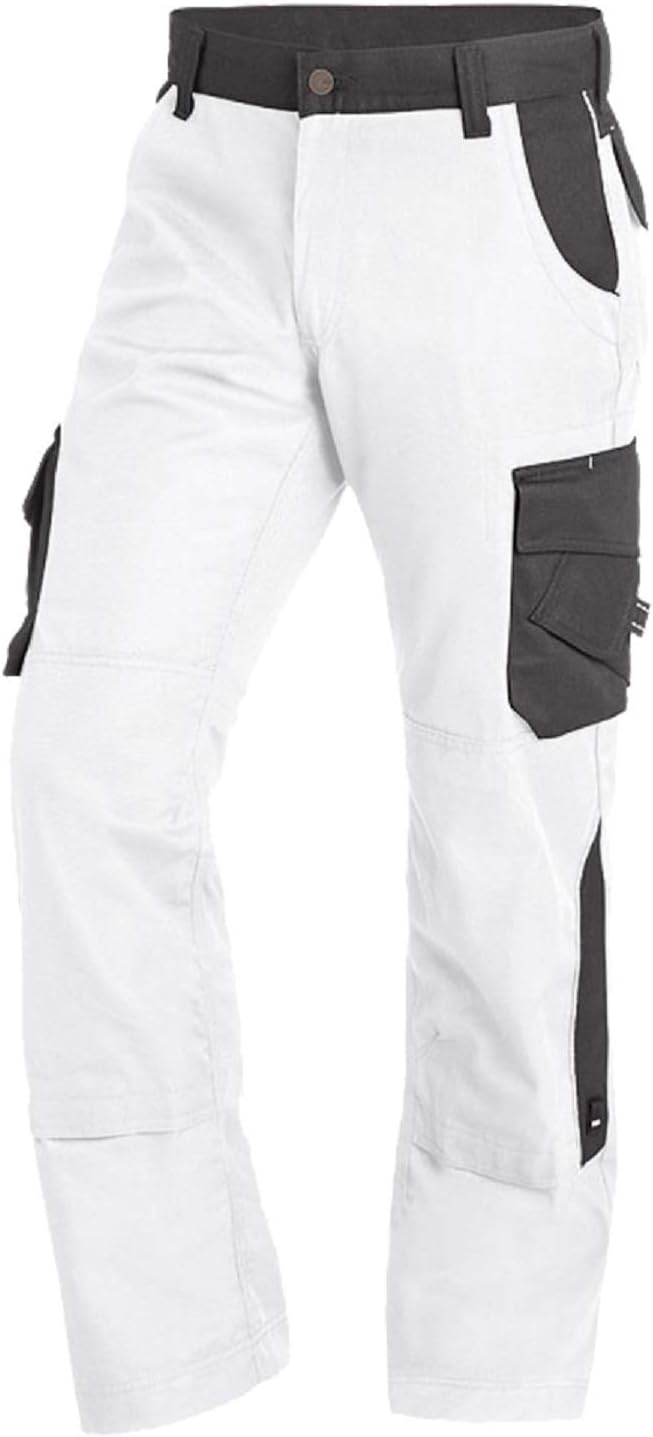 FHB Premium Bundhose Twill 300, 1 Stück, 46, weiss / anthrazit, 35-130430-1012-46, 46