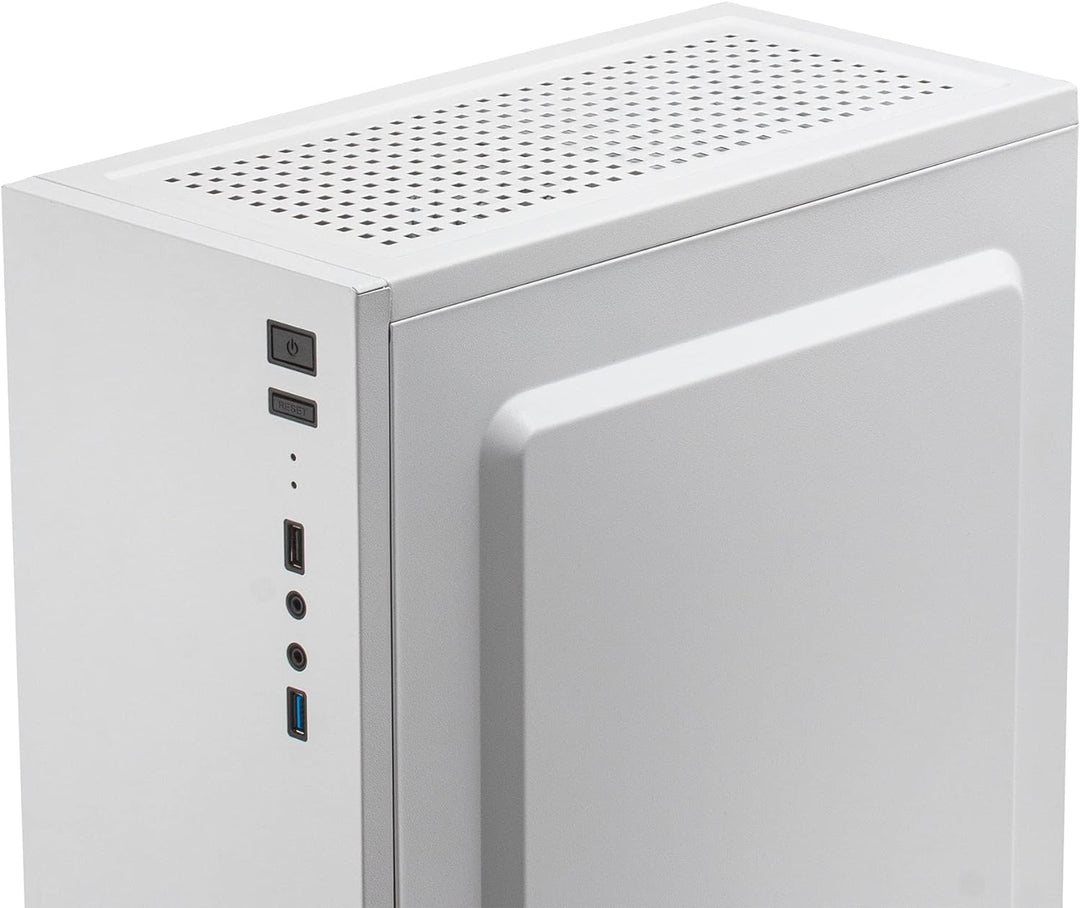 Mars Gaming MC100W, ATX Gaming Gehäuse, 1 FRGB Lüfter, Grilles + Window, WeissMars Gaming MC100W, AT
