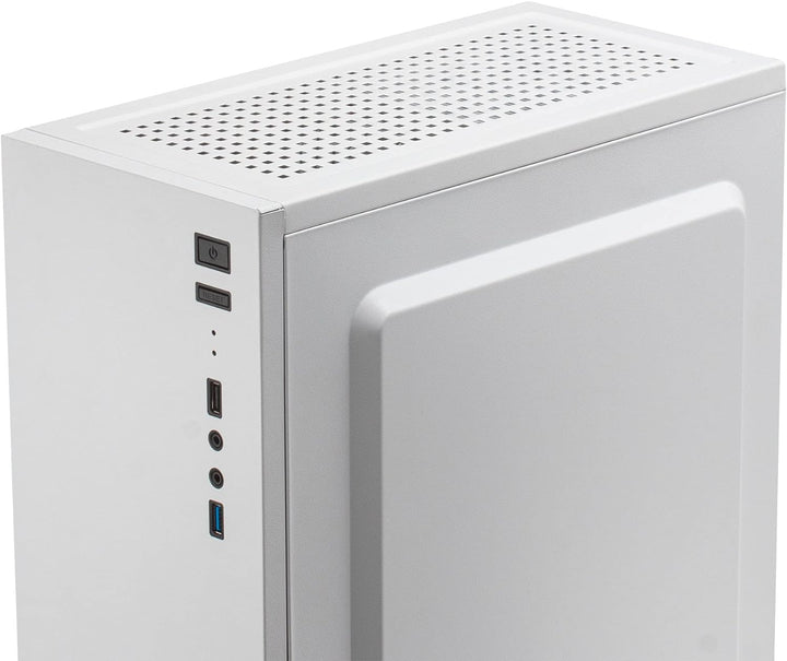 Mars Gaming MC100W, ATX Gaming Gehäuse, 1 FRGB Lüfter, Grilles + Window, WeissMars Gaming MC100W, AT
