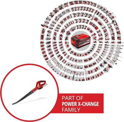 Einhell Akku-Laubbläser GC-CL 18 Li E Solo Power X-Change (18 V, 210 km/h Luftgeschwindigkeit, leich