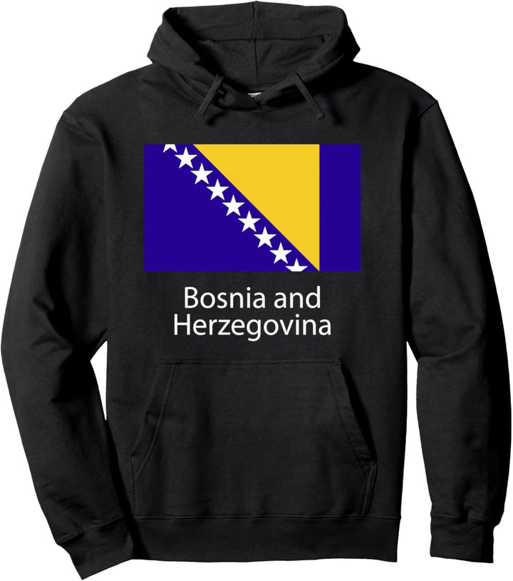 Bosnien Bosnien Flagge Bosna i Hercegowina Balkan Pullover Hoodie