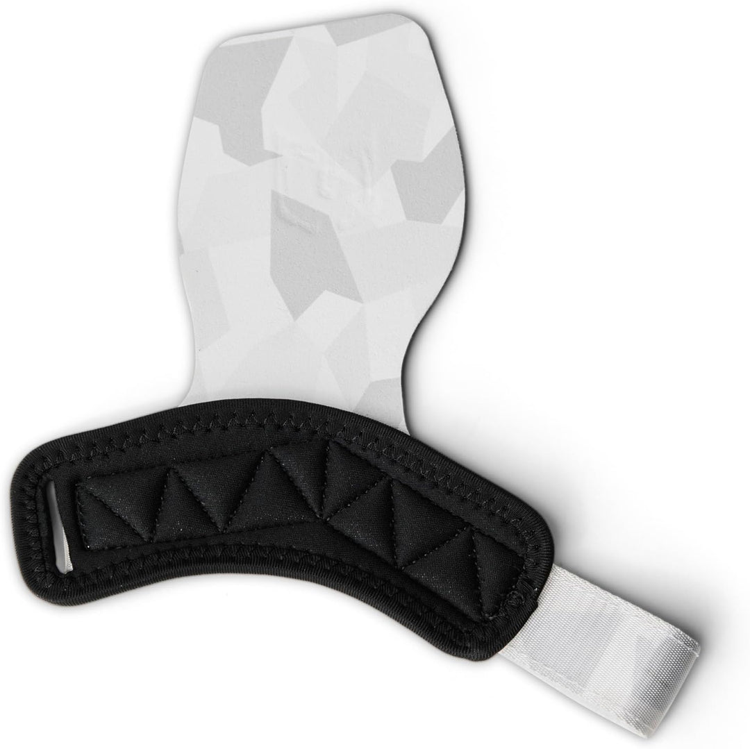MASTERY Gripmaster 1.0 - Grips für Cross Training, Gymnastik, Pull Ups, Muscle Ups, No Chalk Weiss L
