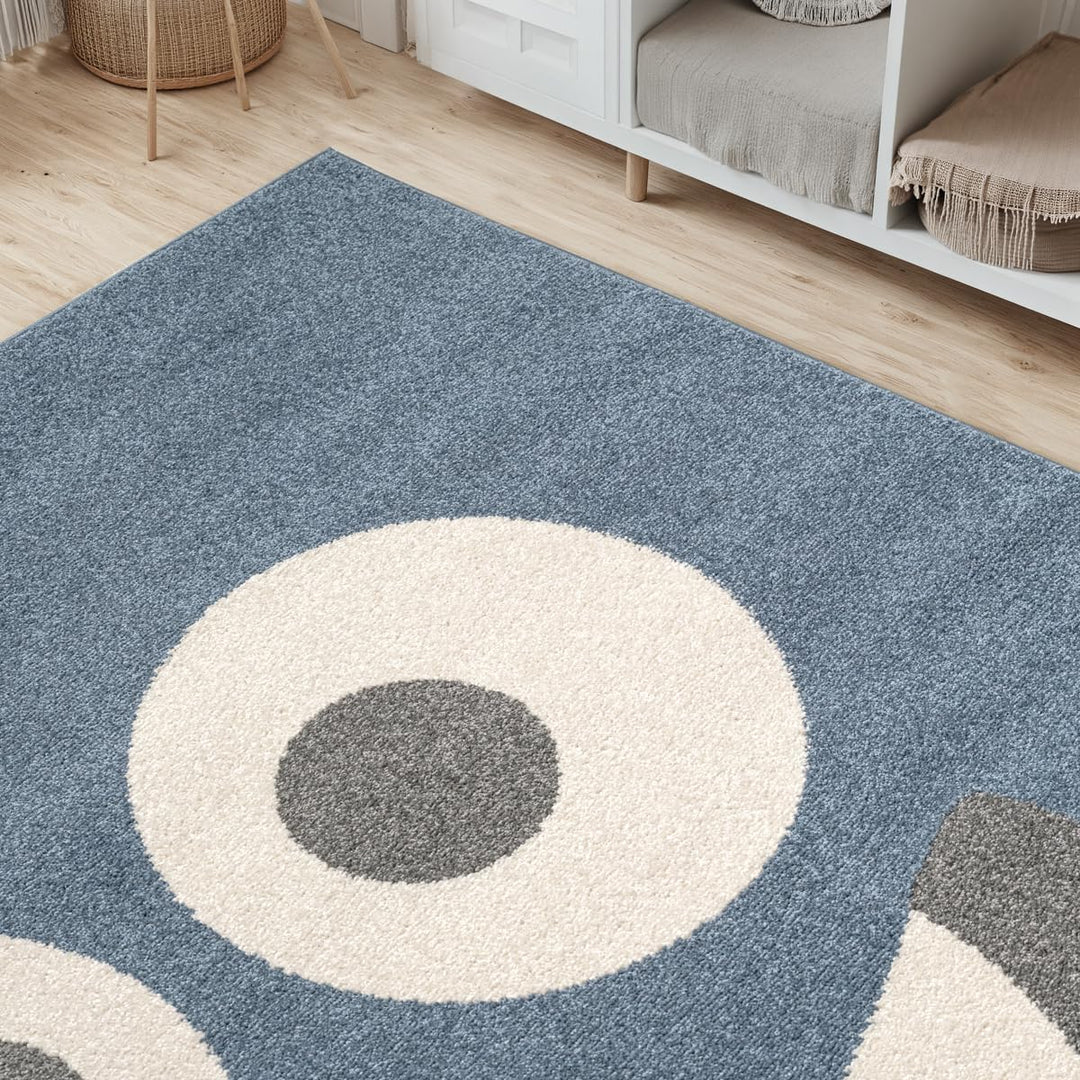 the carpet Little Monster Moderner Weicher Kinderteppich, Weicher Flor, Pflegeleicht, Farbecht, Mons