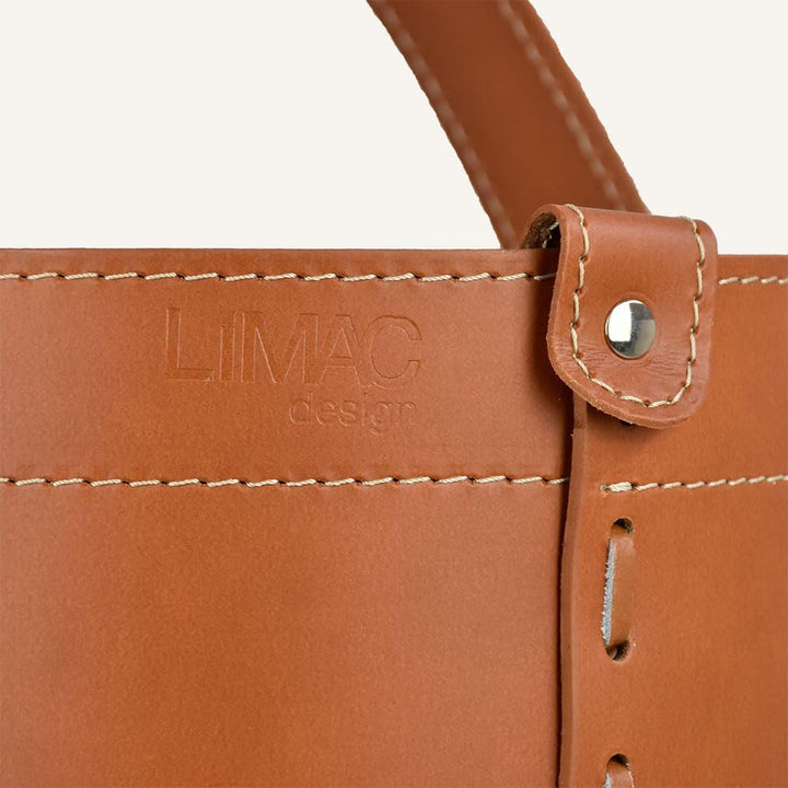 LIMAC Design CINTA Kaminbesteck aus Leder, Kaminbesteck Werkzeugtasche, Kaminbesteck Eisenbeutel für
