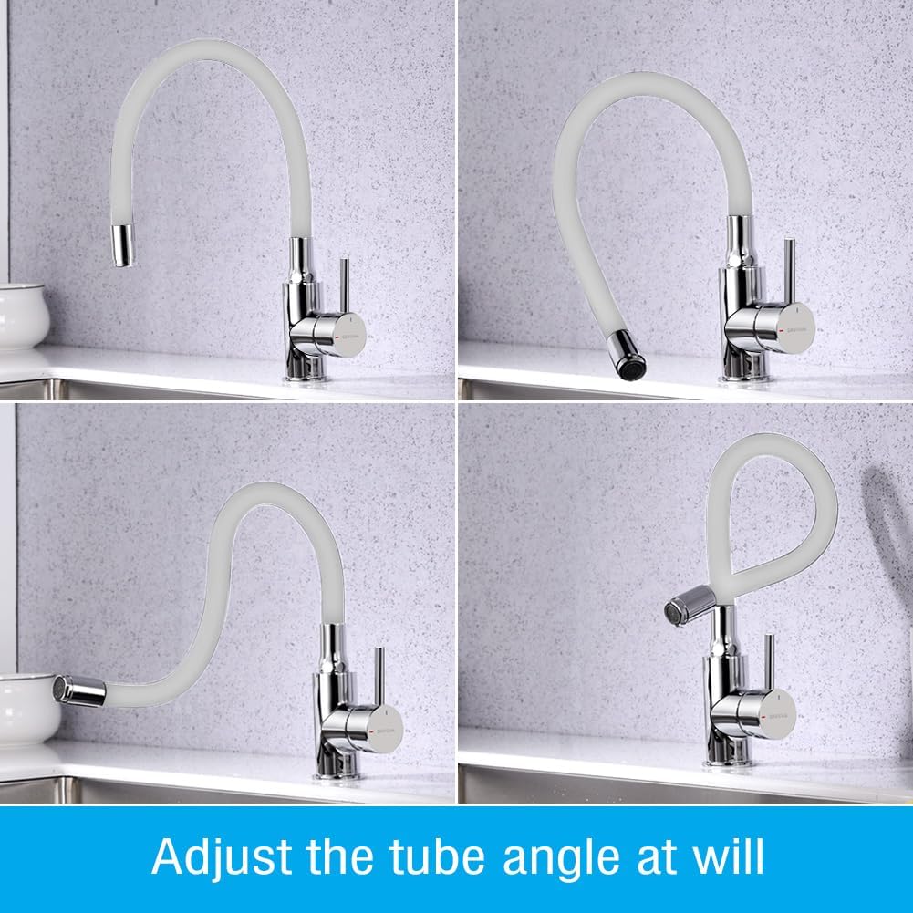 GRIFEMA GRIFERÍA DE COCINA-G4002-3 | Küchenarmatur - Wasserhahn Küche mit Flexibler Auslauf, Hoher A