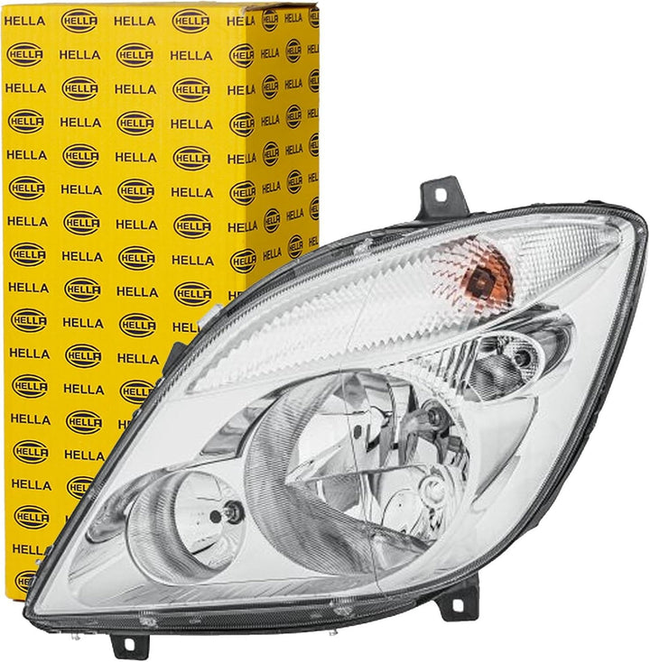 HELLA 1EB 247 012-011 FF/Halogen-Hauptscheinwerfer - links - für u.a. Mercedes-Benz Sprinter 3,5-T B