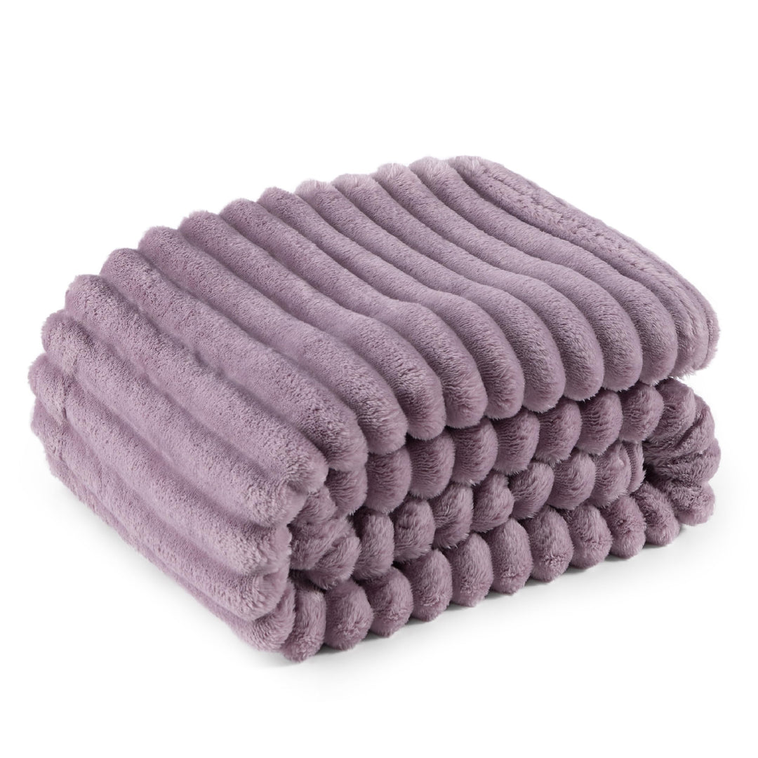 BEDSURE Kuscheldecke für Zimmer Deko - Wolldecke & Fleecedecke, Sofadecke, Weiche Warme Grobe Kordde