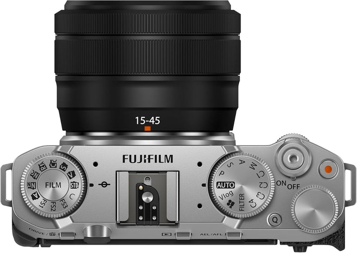 Fujifilm X-M5 Spiegellose Digitalkamera XC15-45mmF3.5-5.6 OIS PZ Objektiv-Kit - Silber