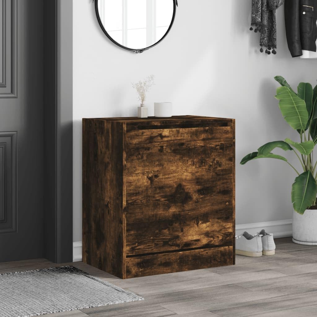 vidaXL Schuhschrank Räuchereiche 60x42x69 cm Holzwerkstoff 60 x 42 x 69 cm Räuchereiche, 60 x 42 x 6