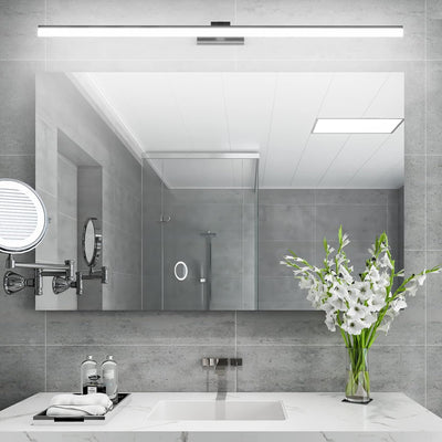 Klighten Led Spiegelleuchte Badezimmer 32W 1820LM Kaltes Weiss 6000K, 180° Rotation, IP44 Wasserdich