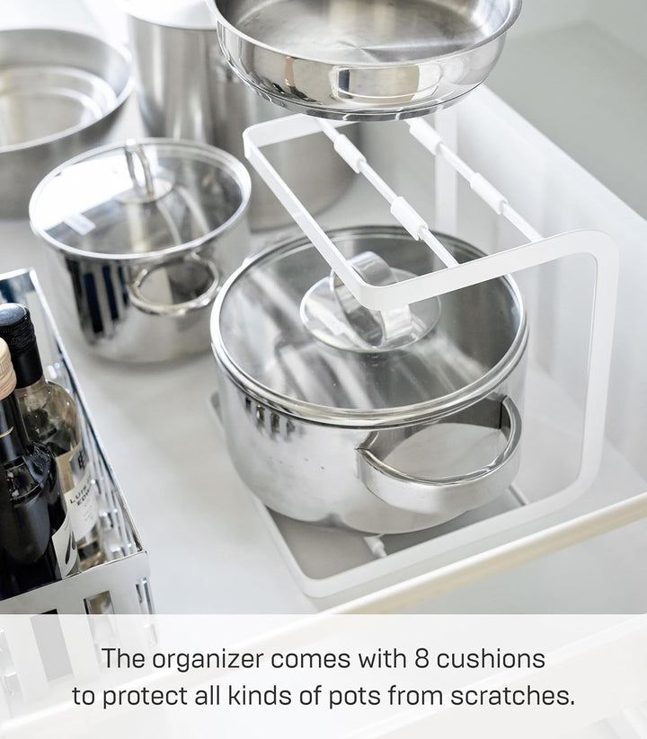 Pot stand - Tower - white Weiss, Weiss
