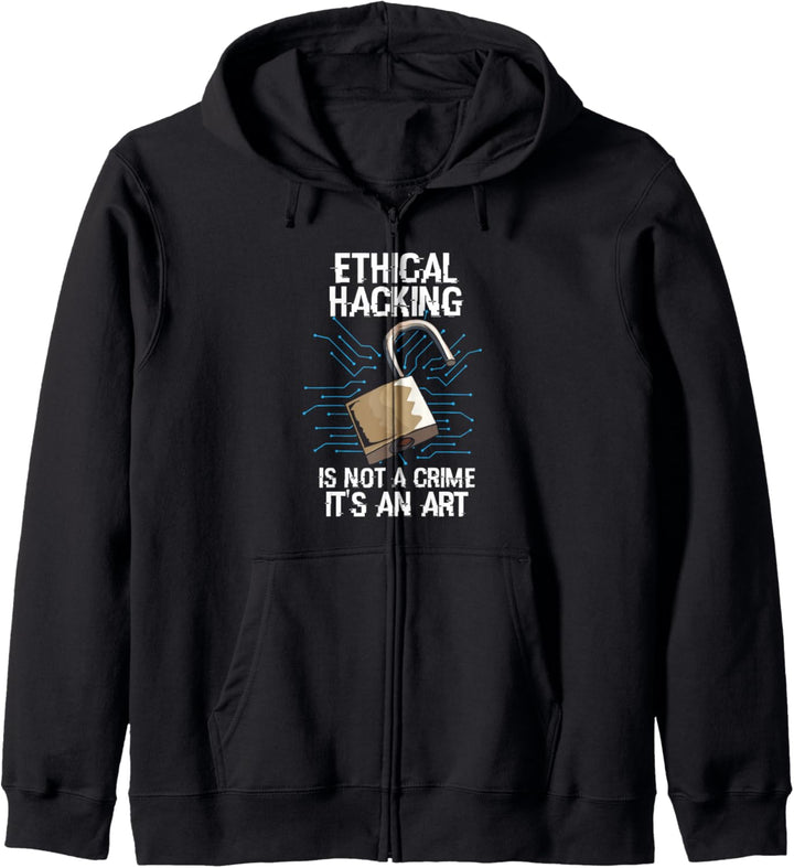 Ethical Hacking Is Not A Crime Ethisch Hacken Cyber Security Kapuzenjacke