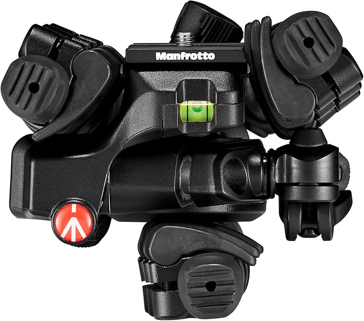 Manfrotto Befree 3-Way Live Advanced Travel VideoTripod Kit, Aluminium mit Fluidkopf für Camcorder u