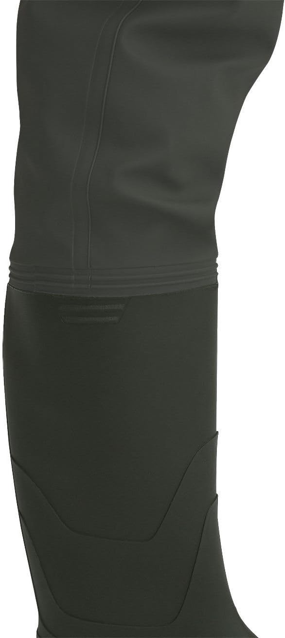 Taille Wathose WASSERSCHUTZANGLERBUNDHOSE PVC Hosen Angeln Qualität 41- 8 UK (27 cm) Grün, 41- 8 UK
