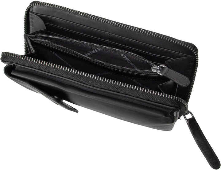 The Chesterfield Brand Malaga - Handytasche/Geldbörse 12cc 19 cm Black