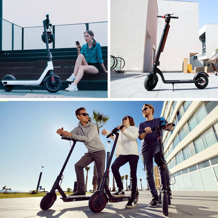 HAONAIMO E Scooter Reifen, 2 Stück Solid Reifen, 8,5 Zoll Solid Ersatzräder mit Montagewerkzeug, M36