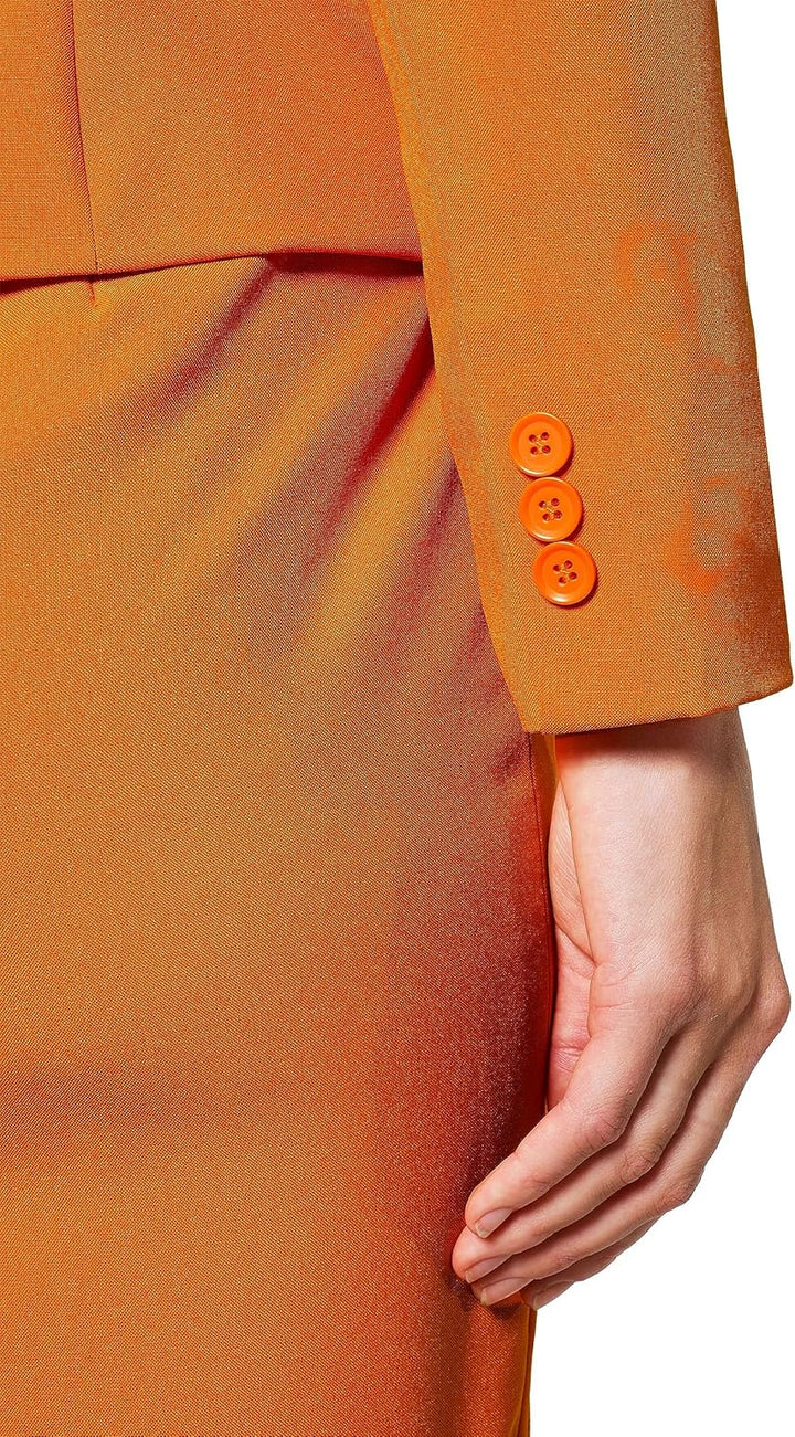 OppoSuits - Verrückter Anzug mit lustigen Prints für Damen - Komplettes Set: Jacke und Rock 32-34 Fo