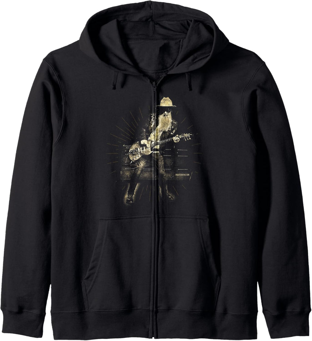 Offizielle Billy F Gibbons von ZZ Top Live III Kapuzenjacke