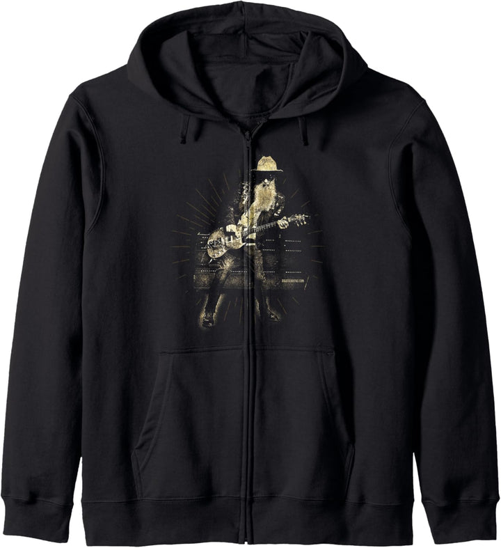 Offizielle Billy F Gibbons von ZZ Top Live III Kapuzenjacke