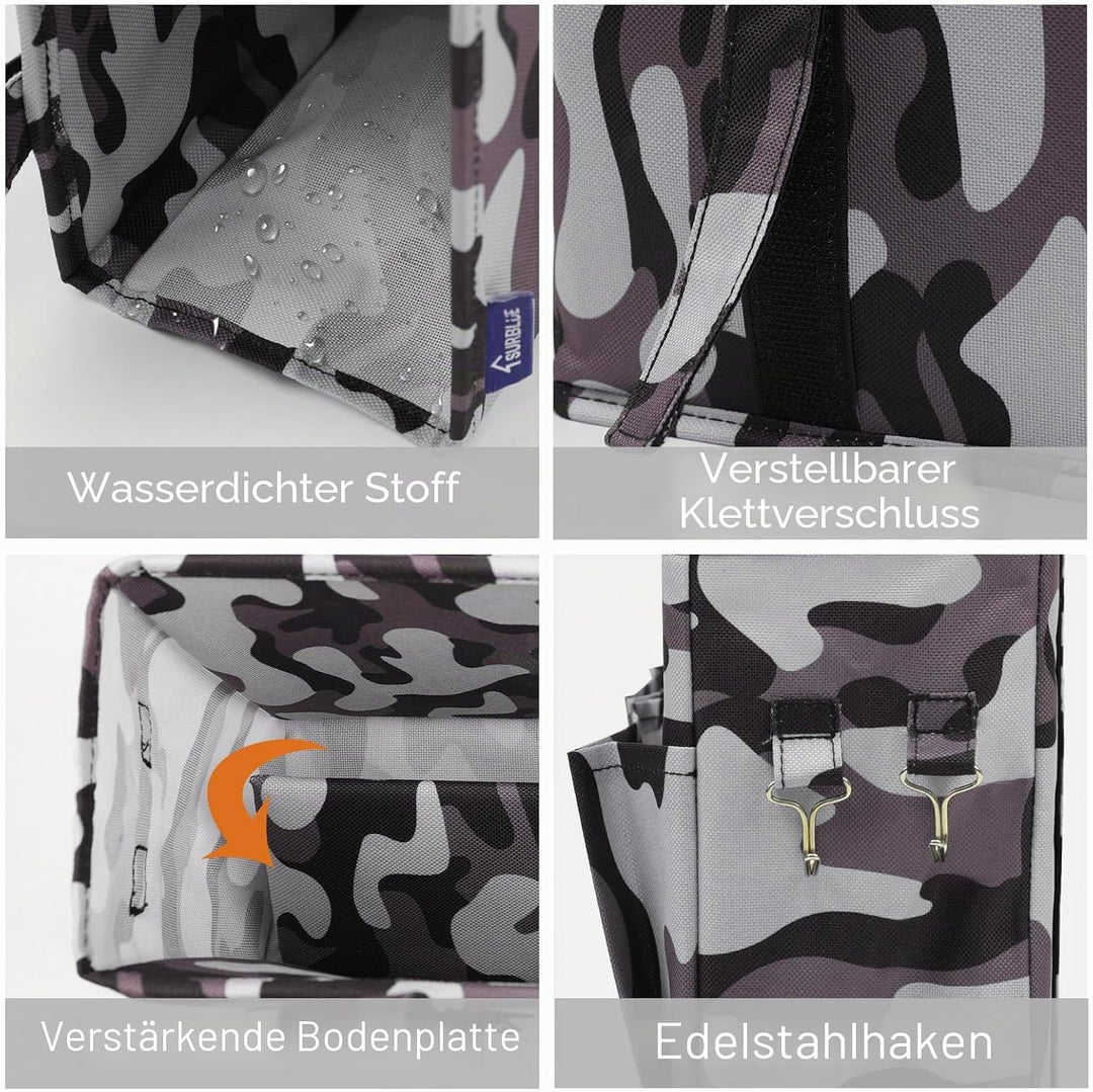 Surblue Nachttisch-Caddy, hängende Bett-Organizer, Aufbewahrungstasche, Tasche für Etagen- und Krank
