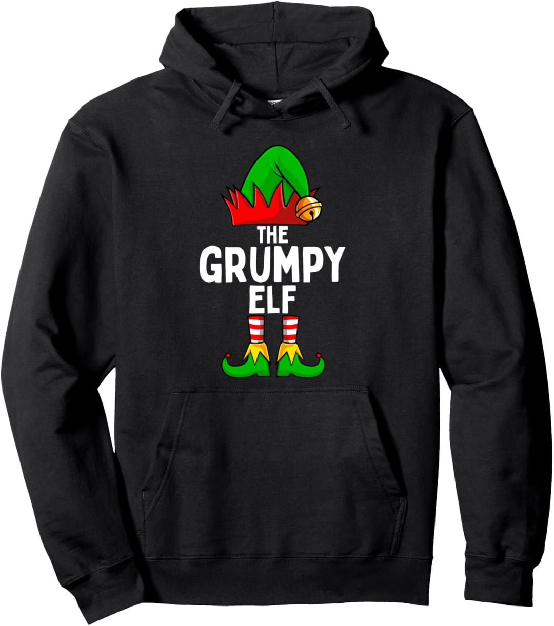 Grumpy Elf Passende Familie Weihnachten Pullover Hoodie